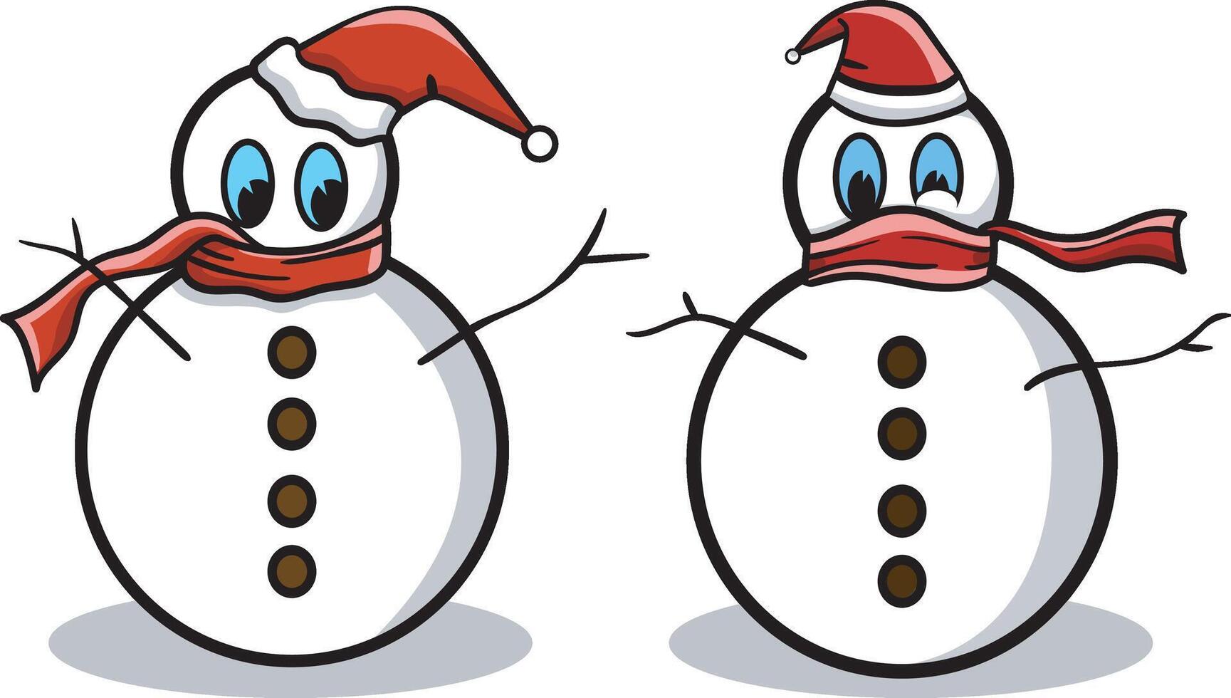 Snow Ball Template vector