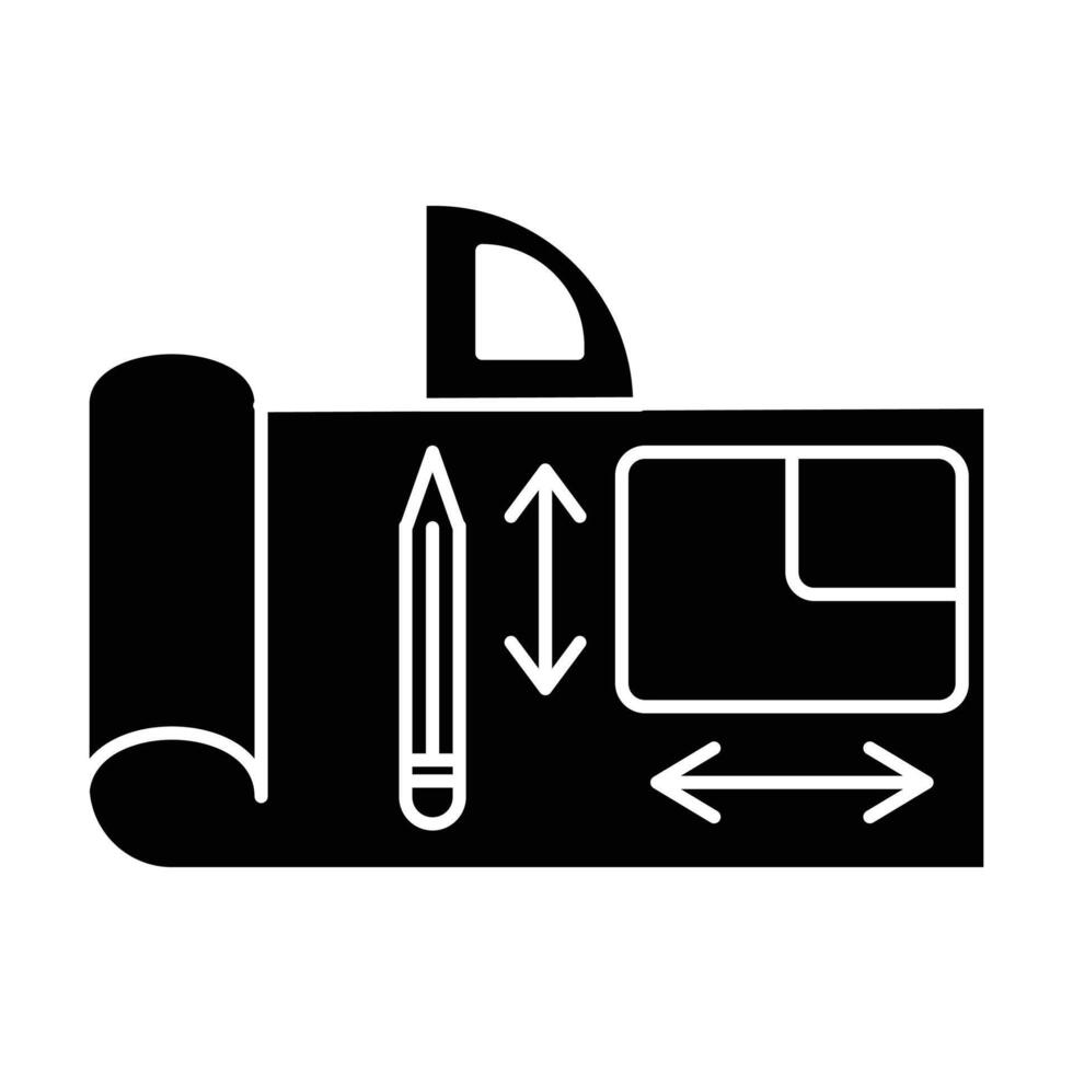 Plan icon on white background vector