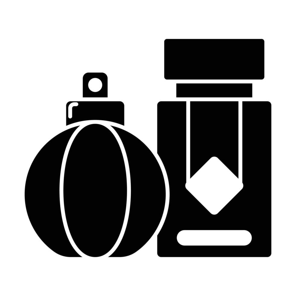 Perfume icon on white background vector