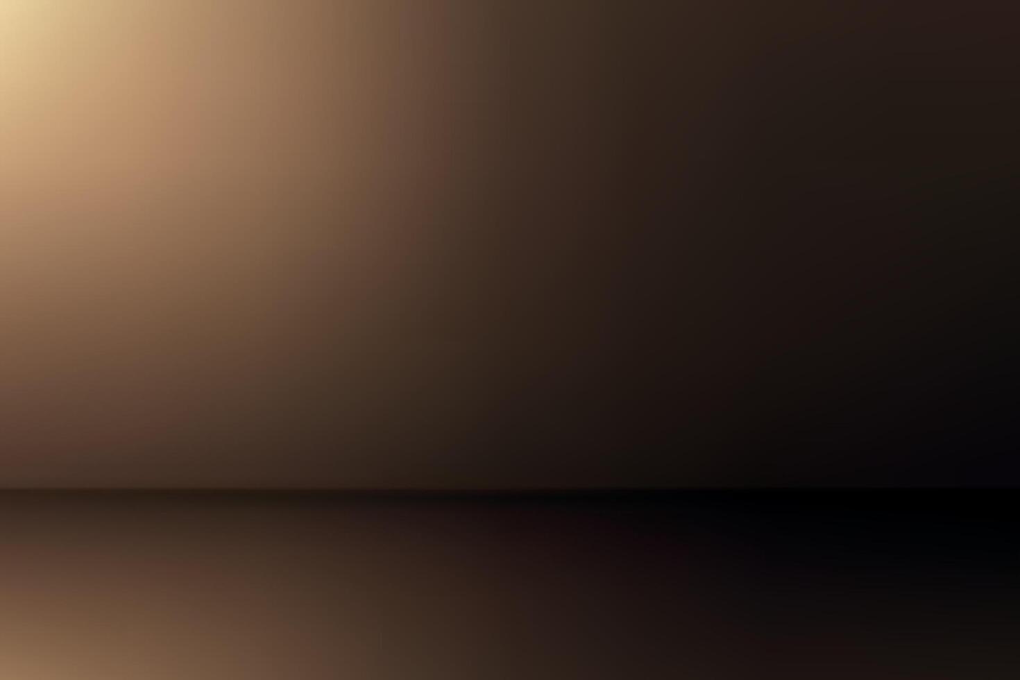 A dark room with a light coming from the ceiling vector