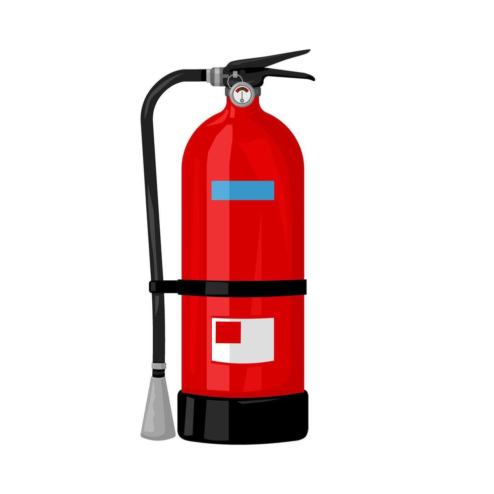Fire Extinguisher Safety Icon Color Illustration vector