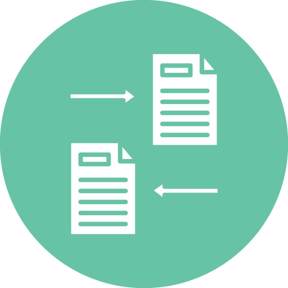 File Sharing Illustration Icon vector