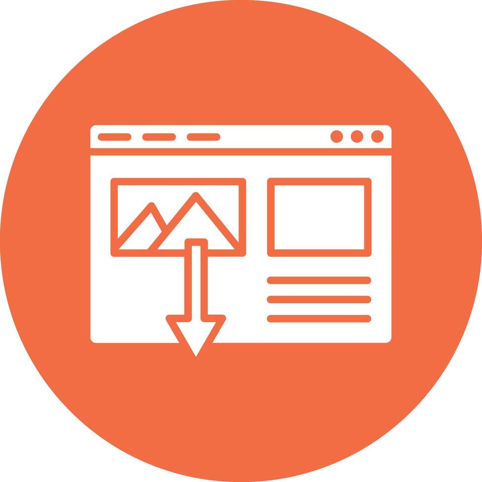 Landing Page Illustration Icon vector