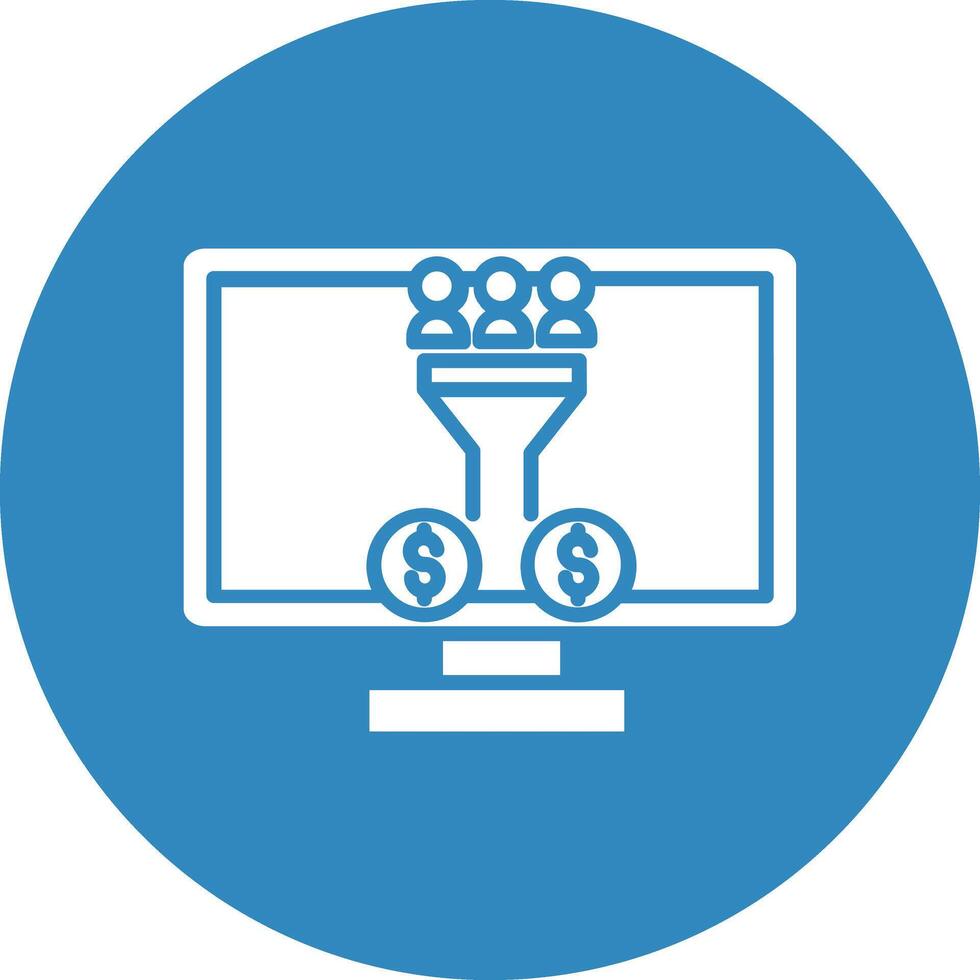 Conversion Marketing Illustration Icon vector