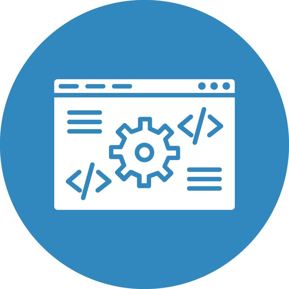 Code Settings Illustration Icon vector