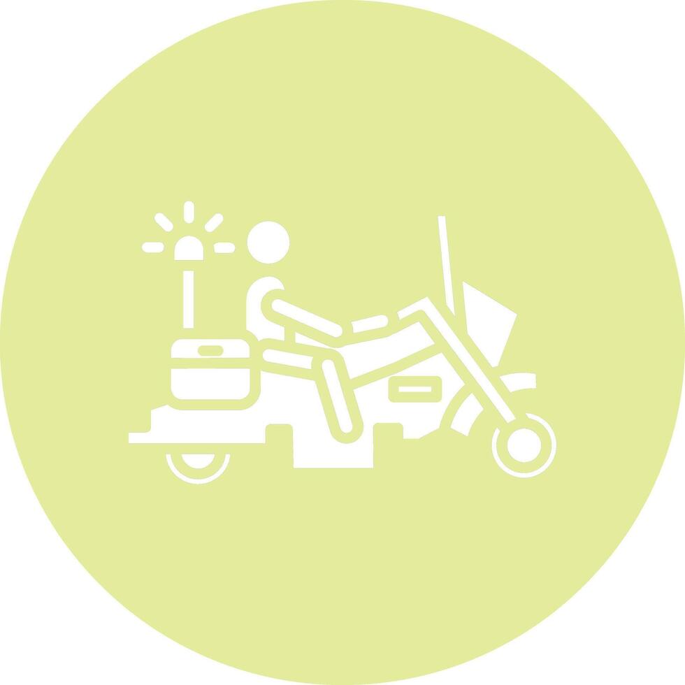 Motorbike Illustration Icon vector