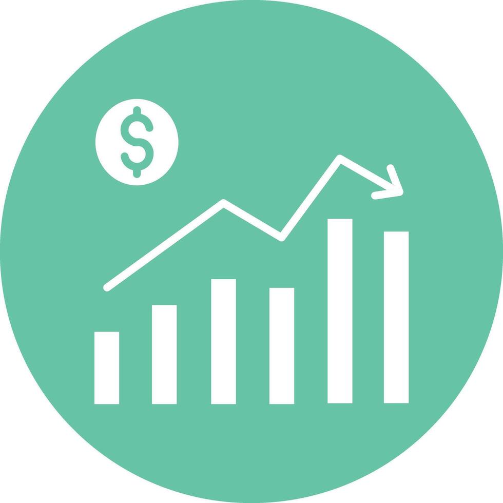 Stock Market Illustration Icon vector