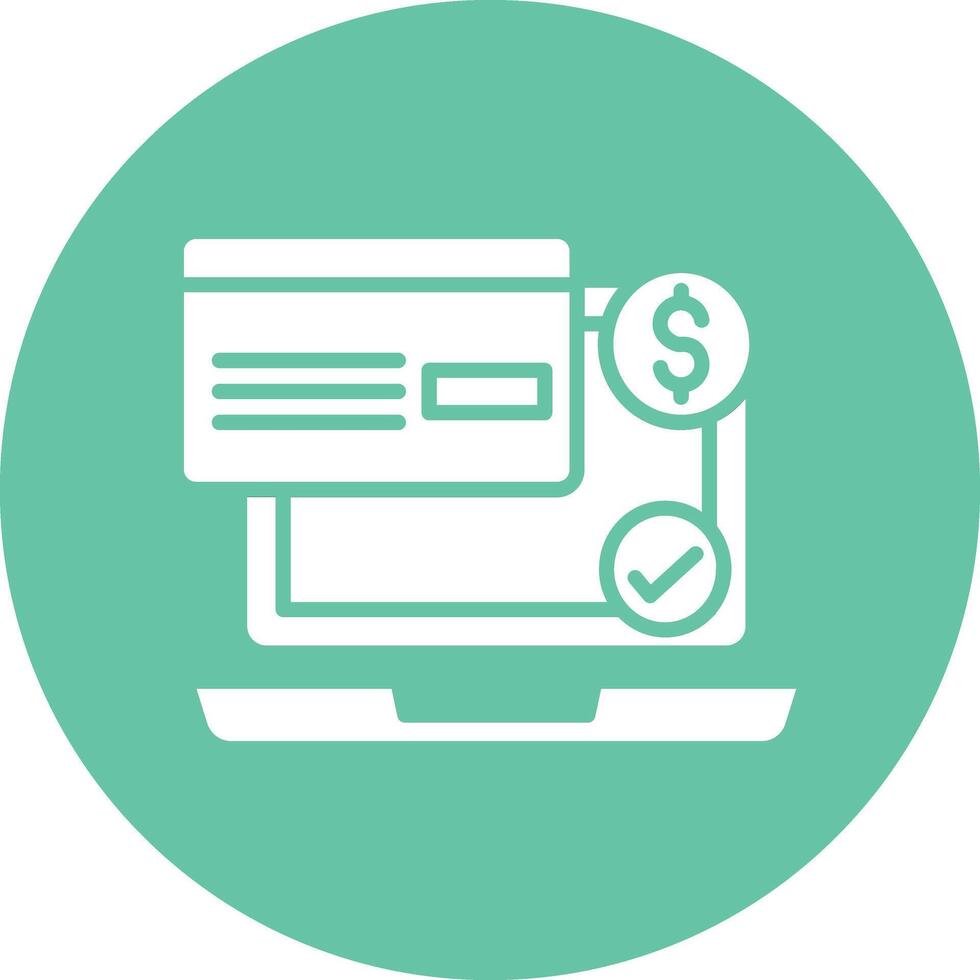 Online Payment Illustration Icon vector