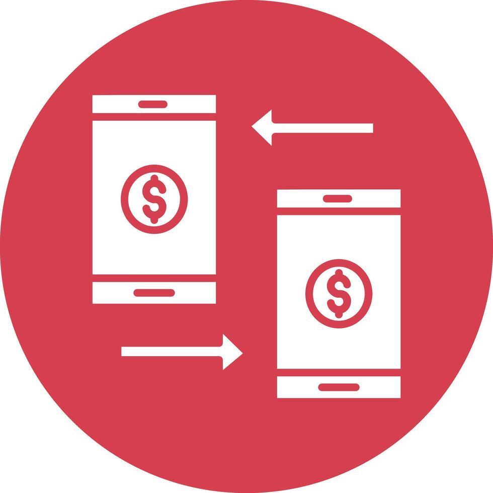 Money Transfer Illustration Icon vector