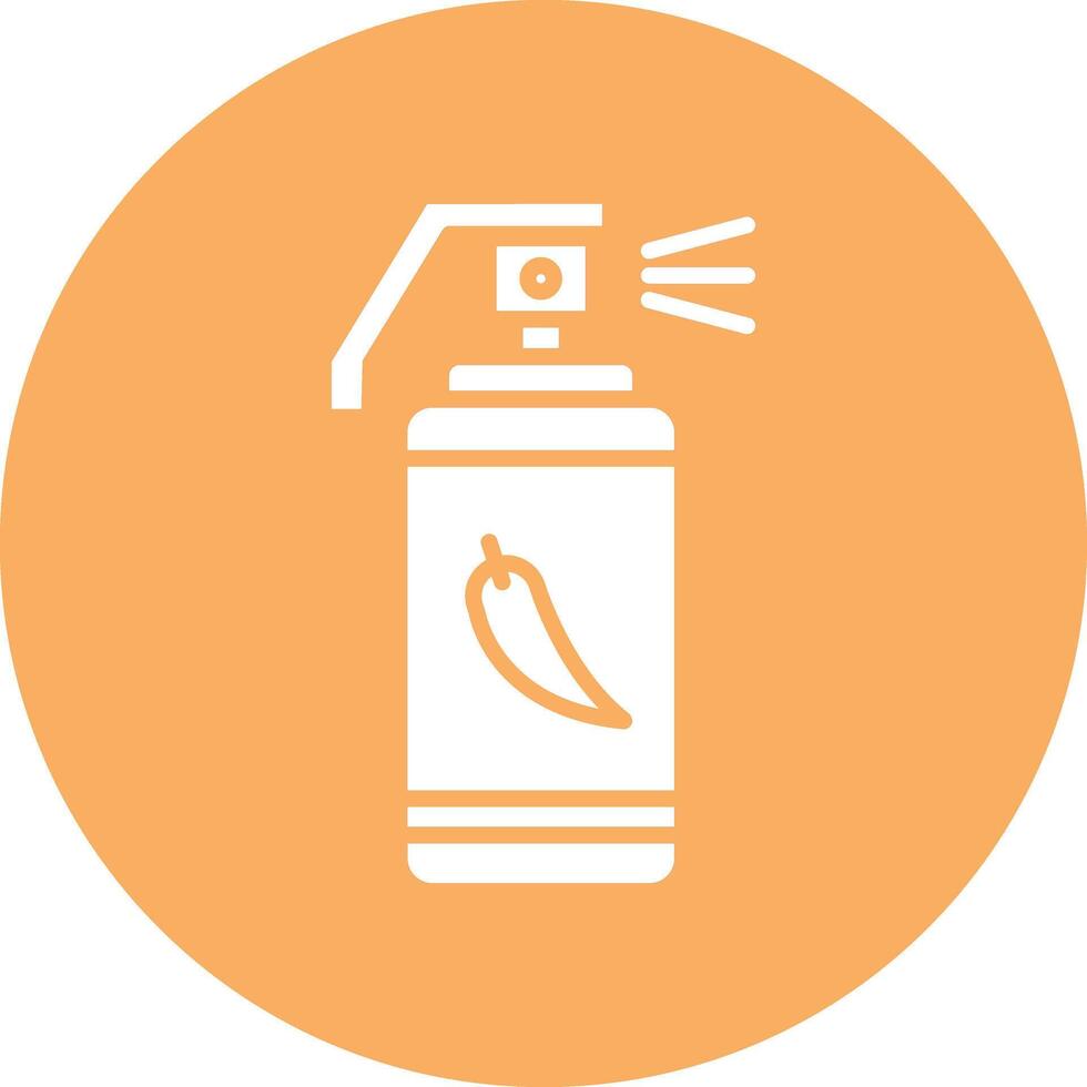 Pepper Spray Illustration Icon vector