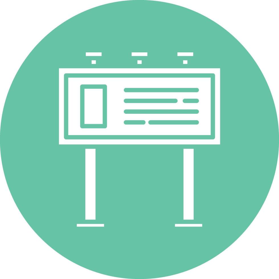 Billboard Illustration Icon vector