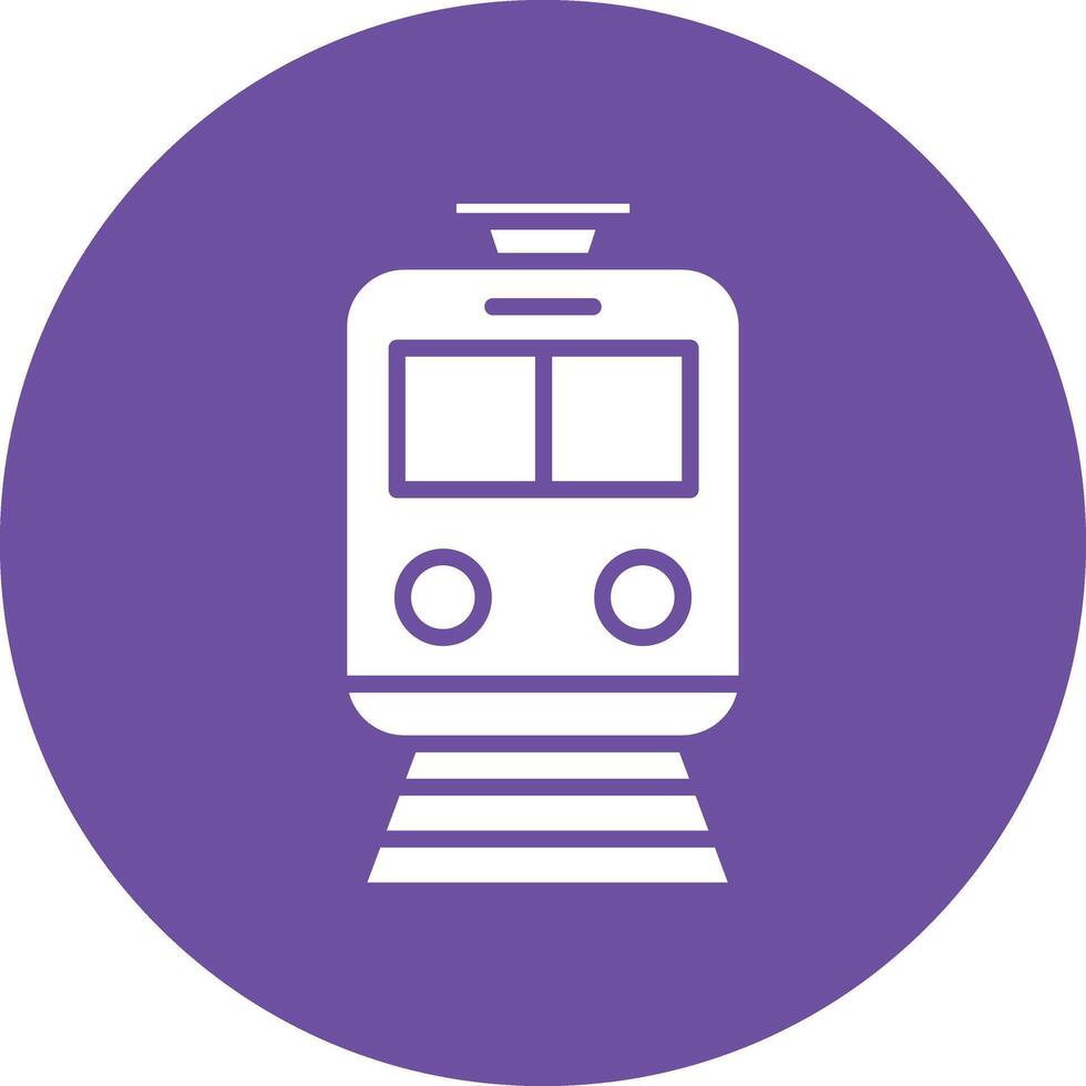 Tram Illustration Icon vector