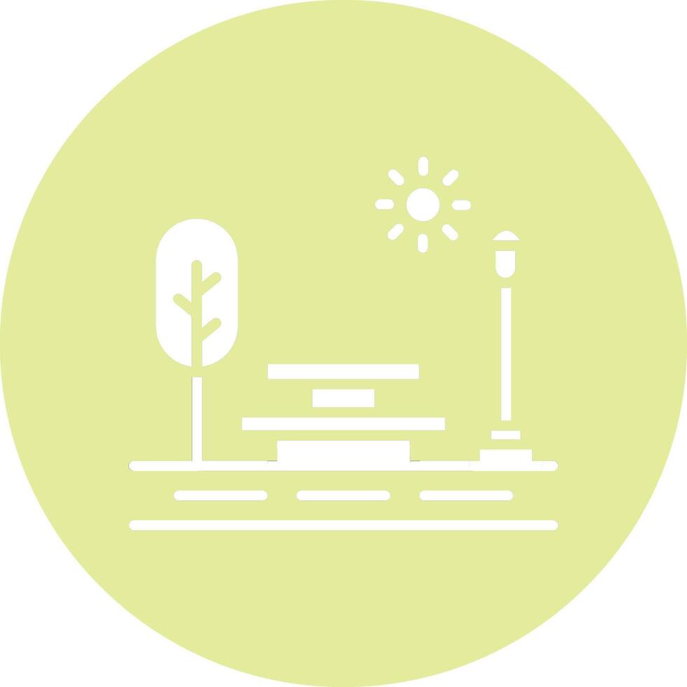 Park Illustration Icon vector