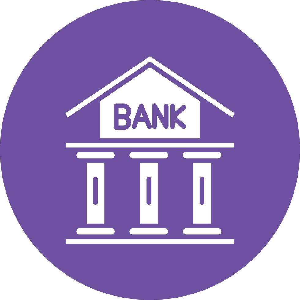 Bank Illustration Icon vector