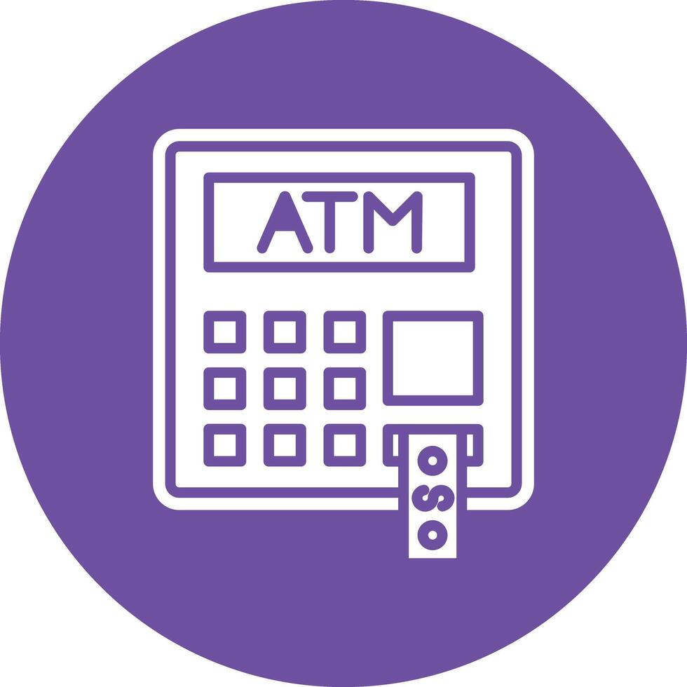 ATM Illustration Icon vector