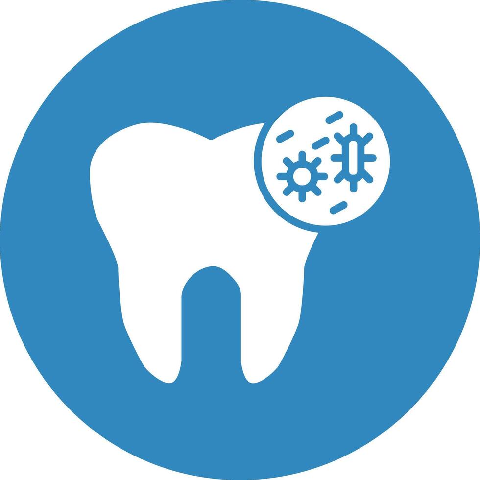 Tooth Infection Illustration Icon vector