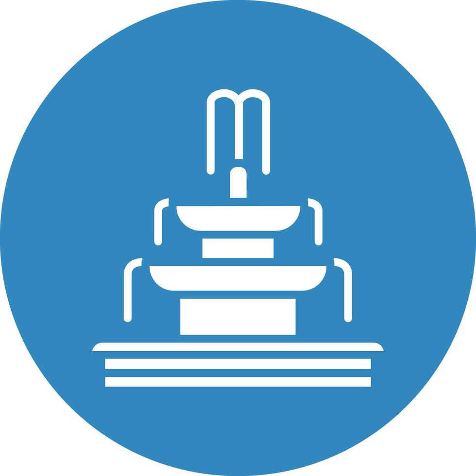 Fountain Illustration Icon vector