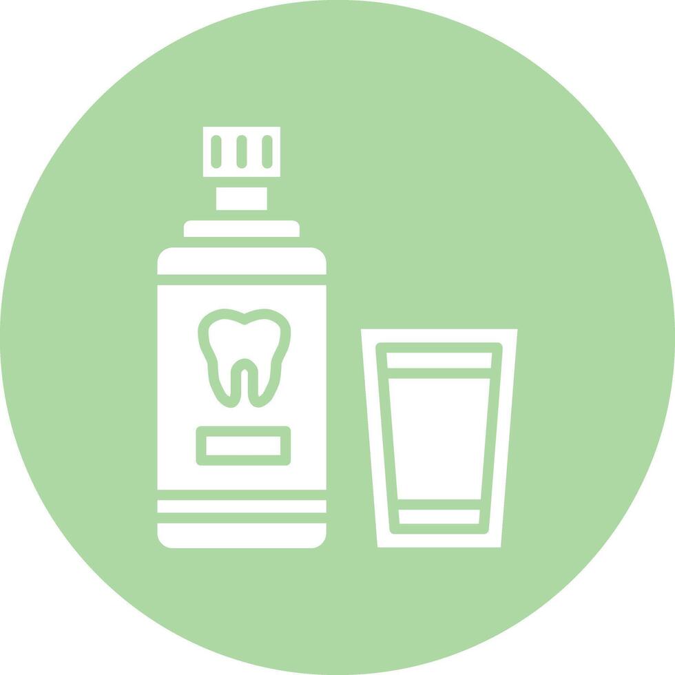 Mouthwash Illustration Icon vector