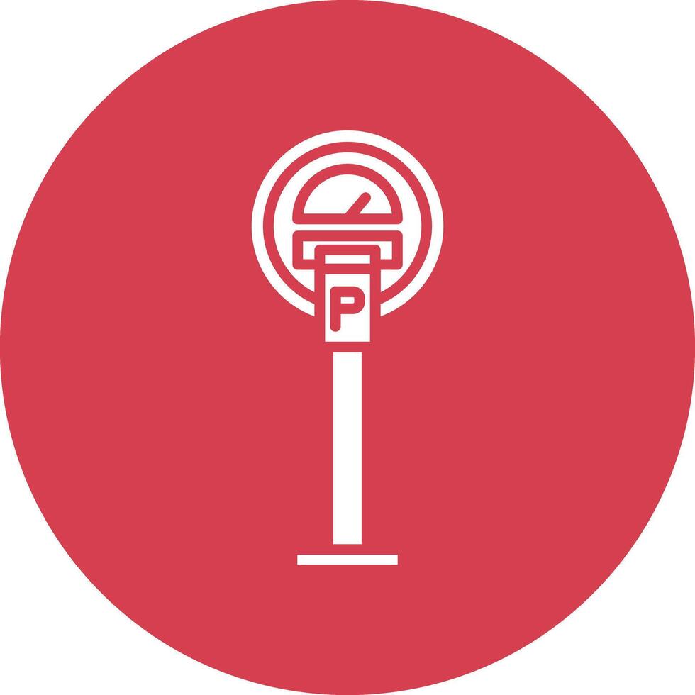 Parking Meter Illustration Icon vector