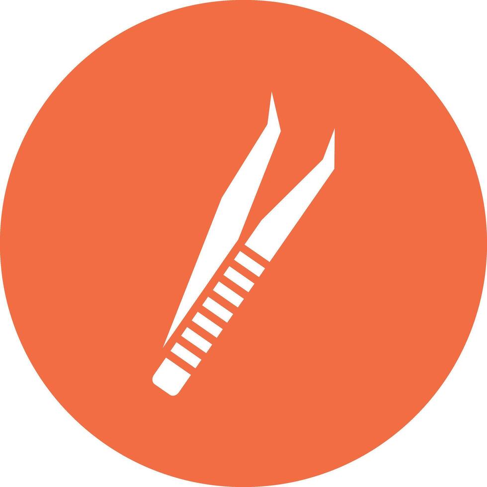 Tweezers Illustration Icon vector