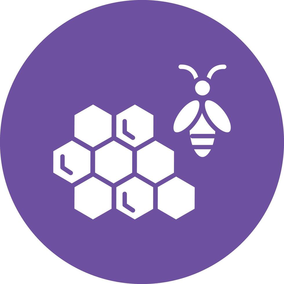Honeycomb Illustration Icon vector