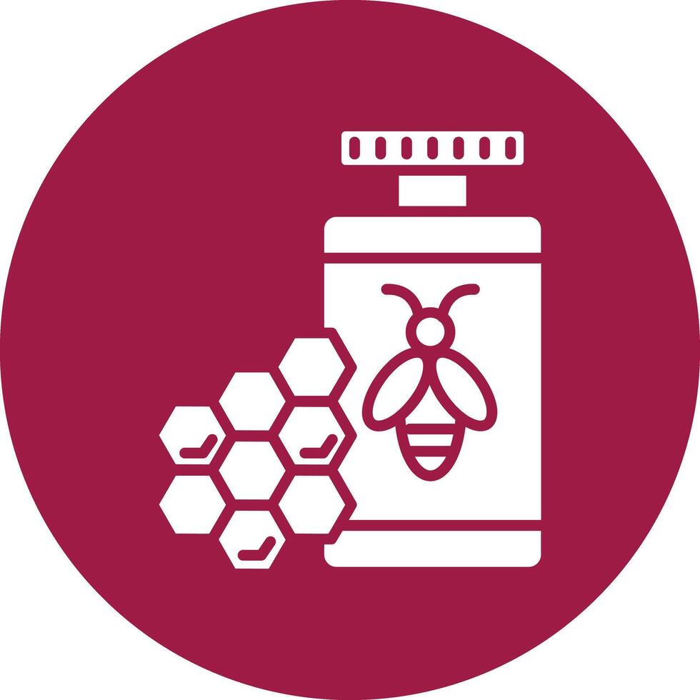 Honey Illustration Icon vector