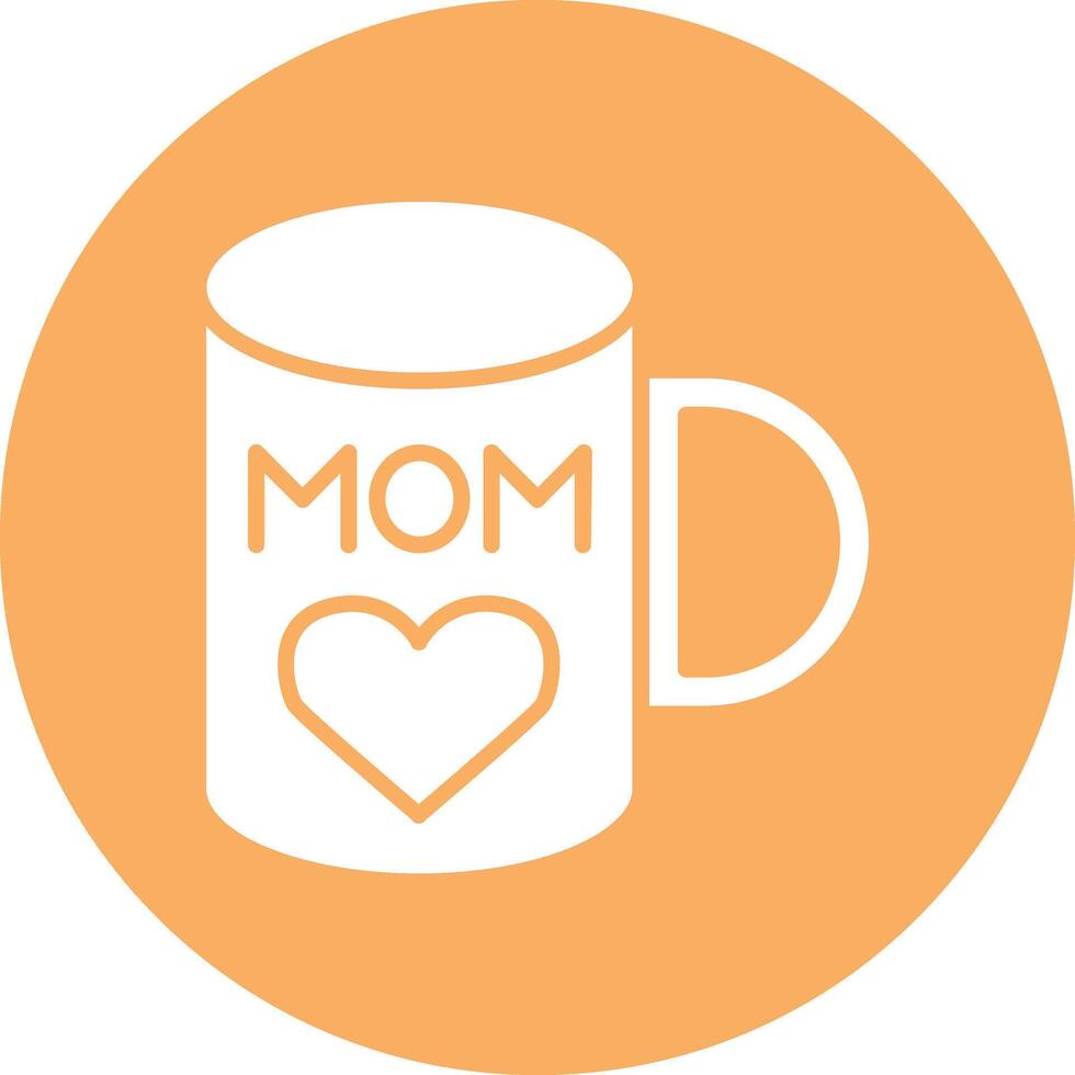 MOM Mug Illustration Icon vector