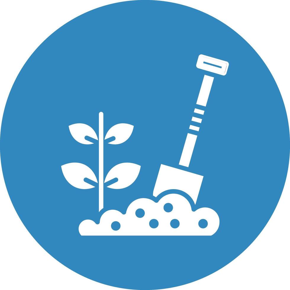 Shovel Illustration Icon vector