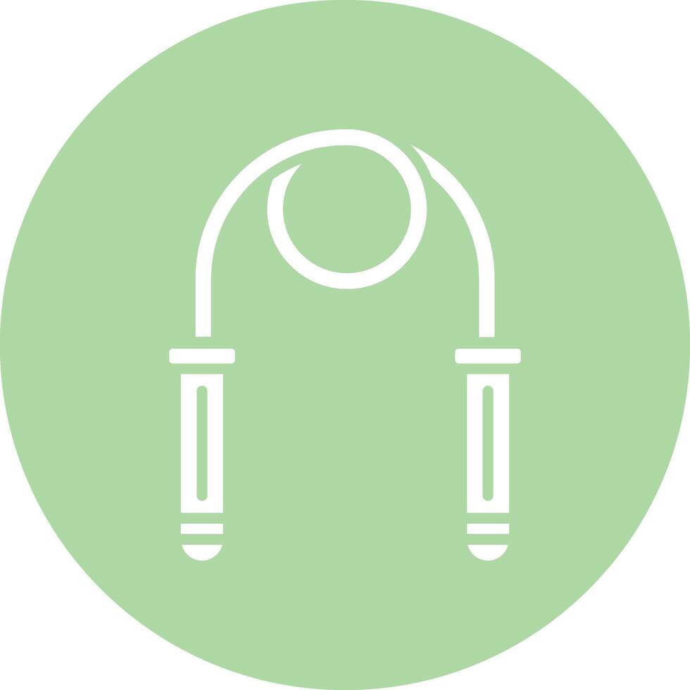 Skipping Rope Illustration Icon vector