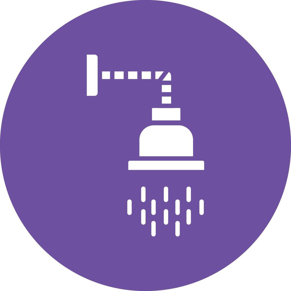 Shower Head Illustration Icon vector