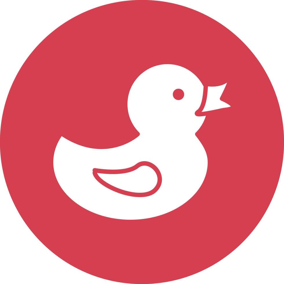 Duck Toy Illustration Icon vector