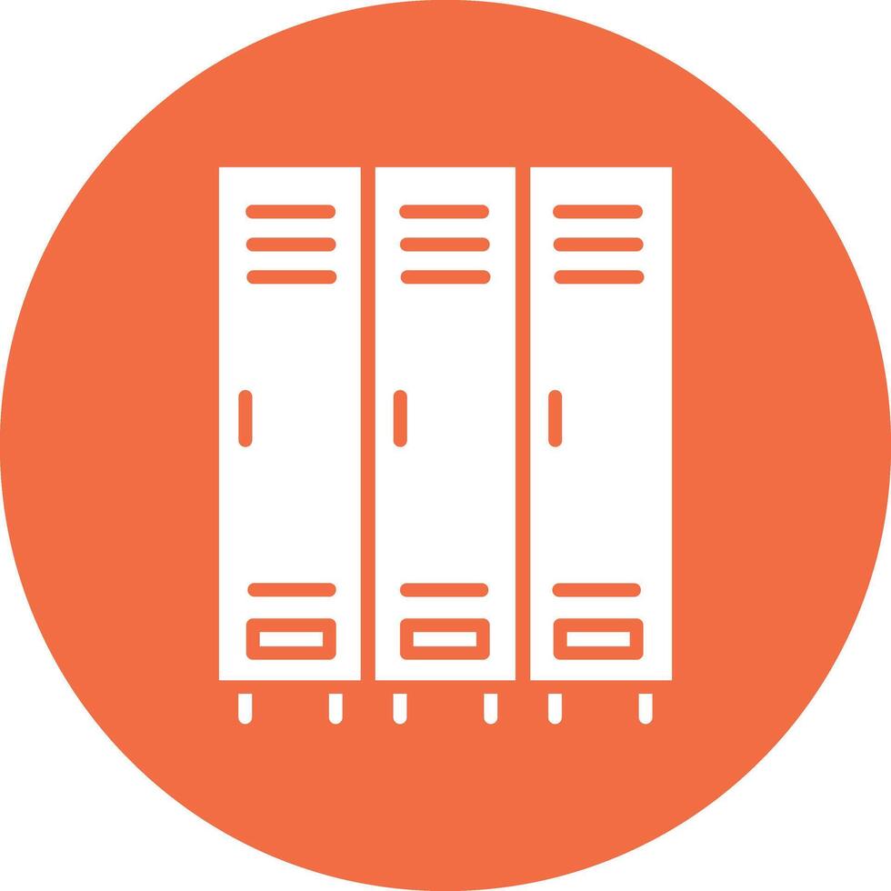 Locker Illustration Icon vector