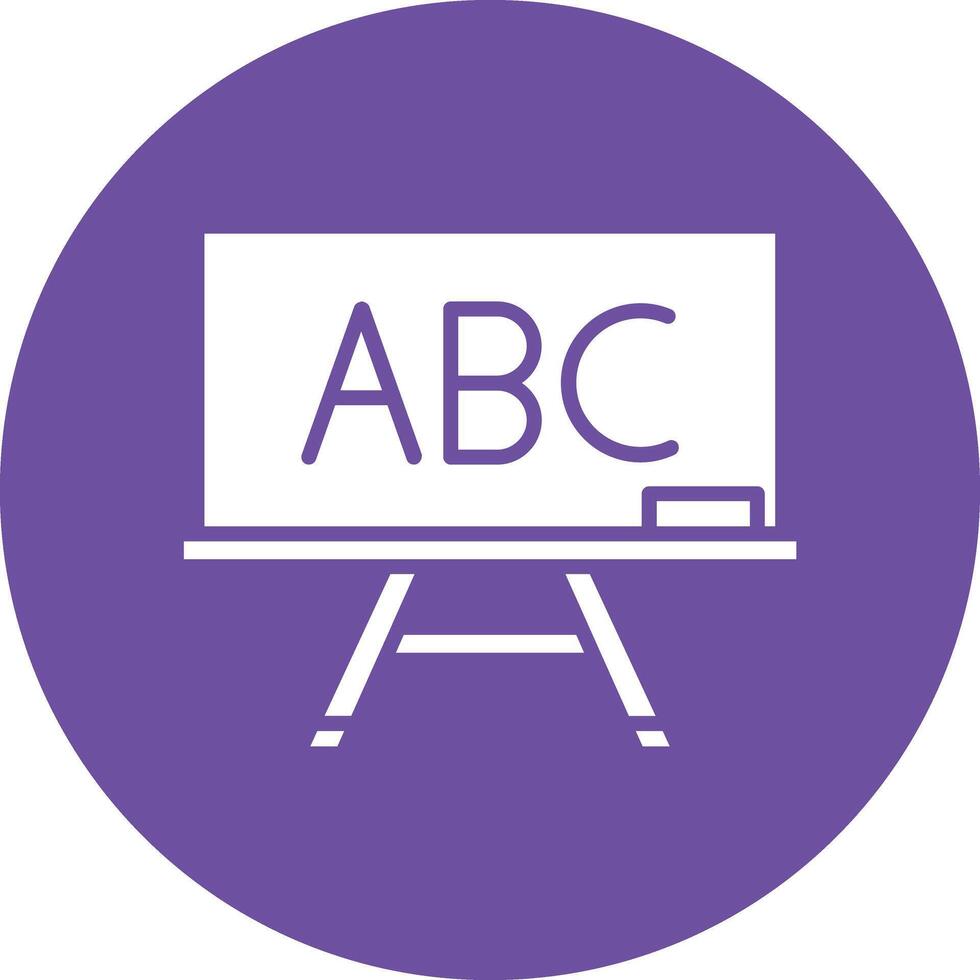 Blackboard Illustration Icon vector
