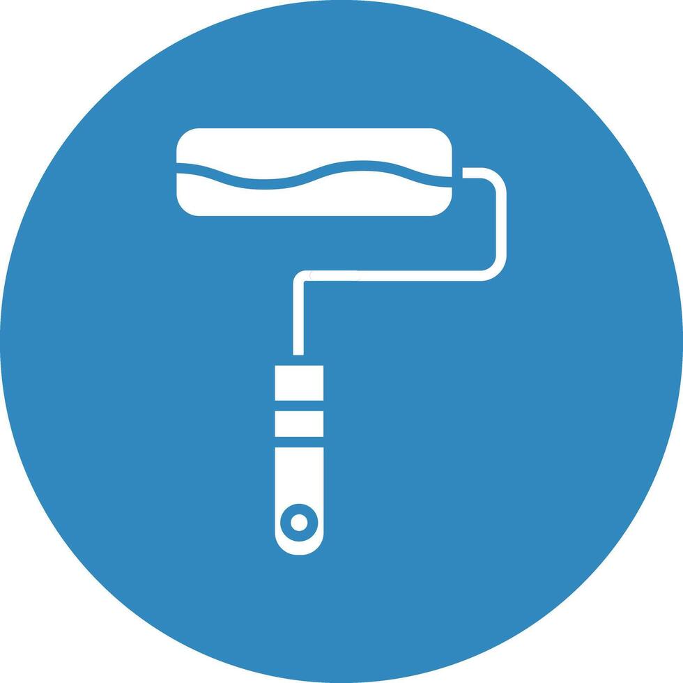 Paint Roller Illustration Icon vector