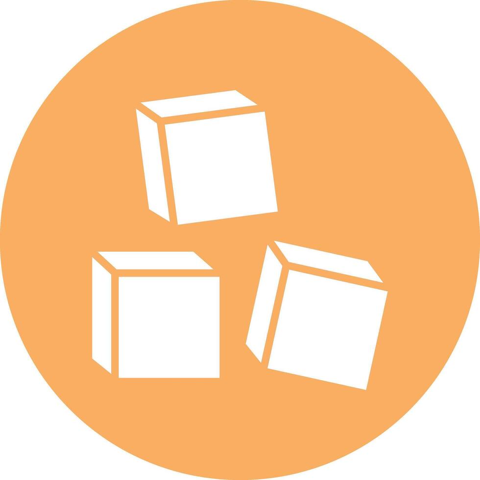 Blocks Illustration Icon vector