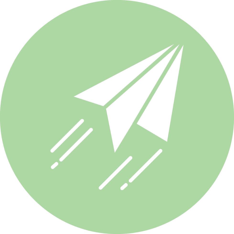 Paper Plane Illustration Icon vector