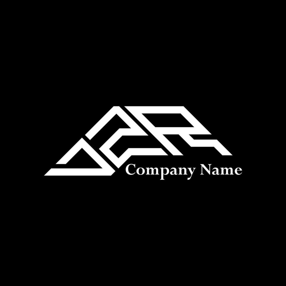 DZR logo design, DZR simple and modern logo. DZR luxurious alphabet design vector