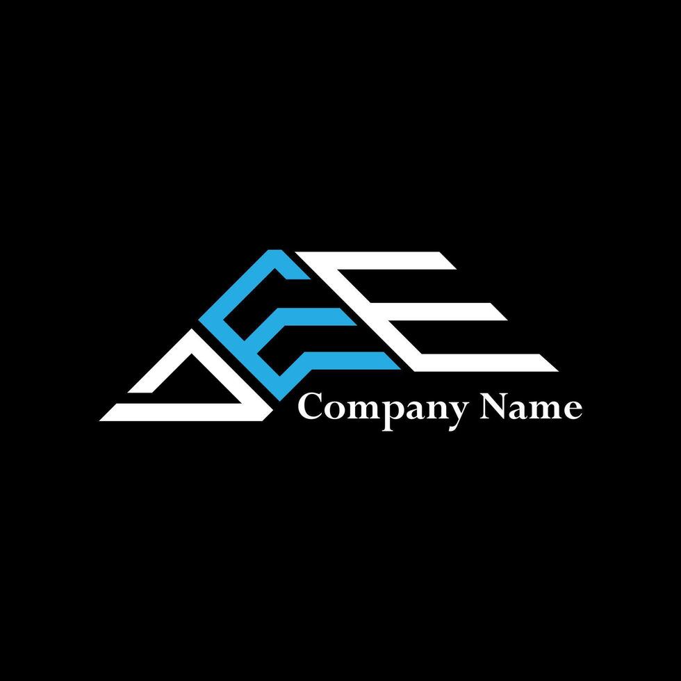DEE logo design, DEE simple and modern logo. DEE luxurious alphabet design vector