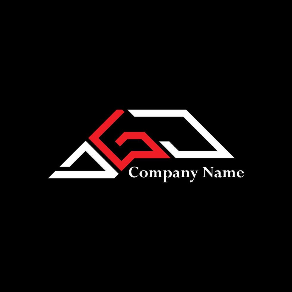 DGJ logo design, DGJ simple and modern logo. DGJ luxurious alphabet design vector