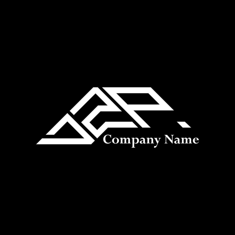 DZP logo design, DZP simple and modern logo. DZP luxurious alphabet design vector