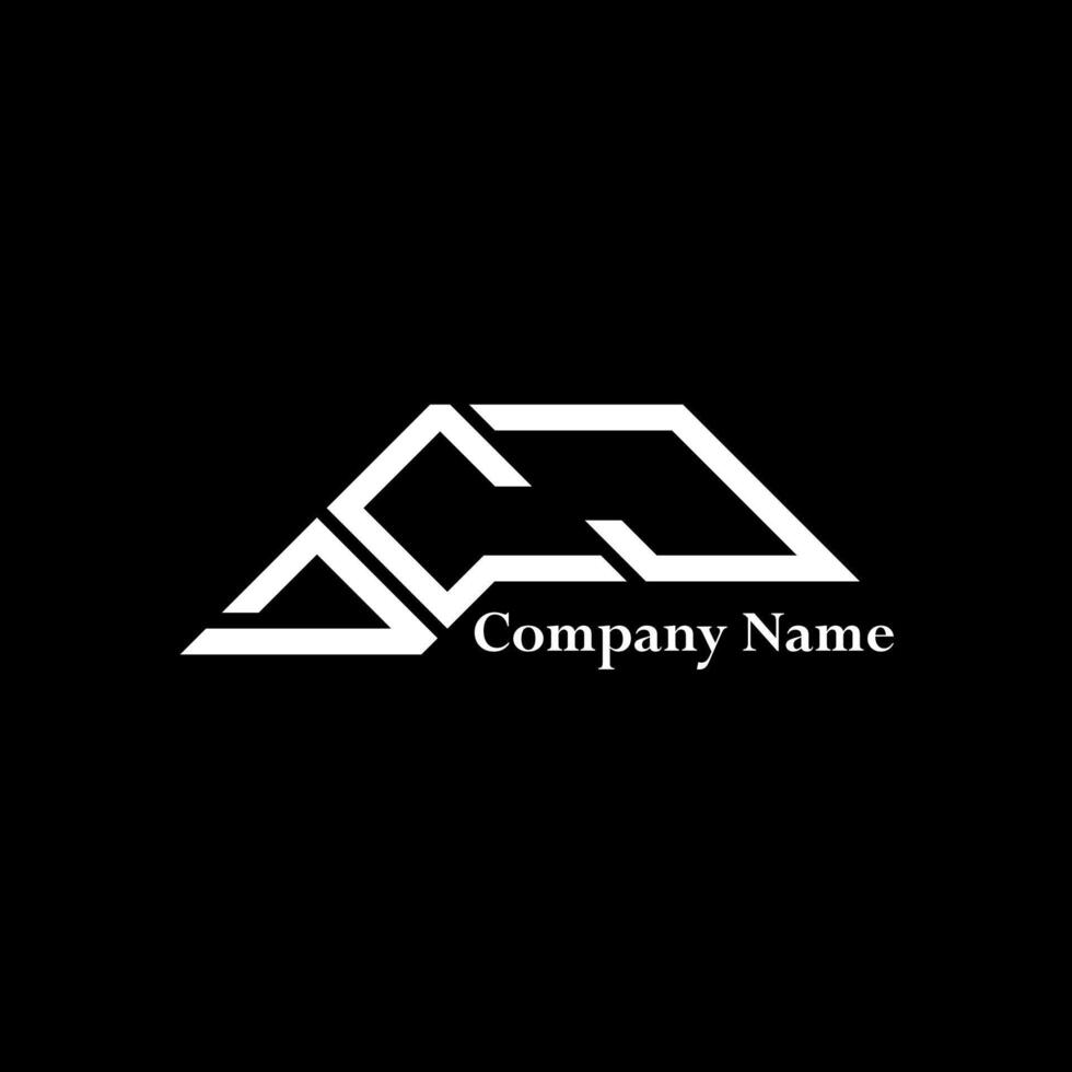 DCJ logo design, DCJ simple and modern logo. DCJ luxurious alphabet design vector