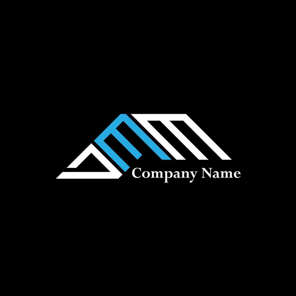 DMM logo design, DMM simple and modern logo. DMM luxurious alphabet design vector