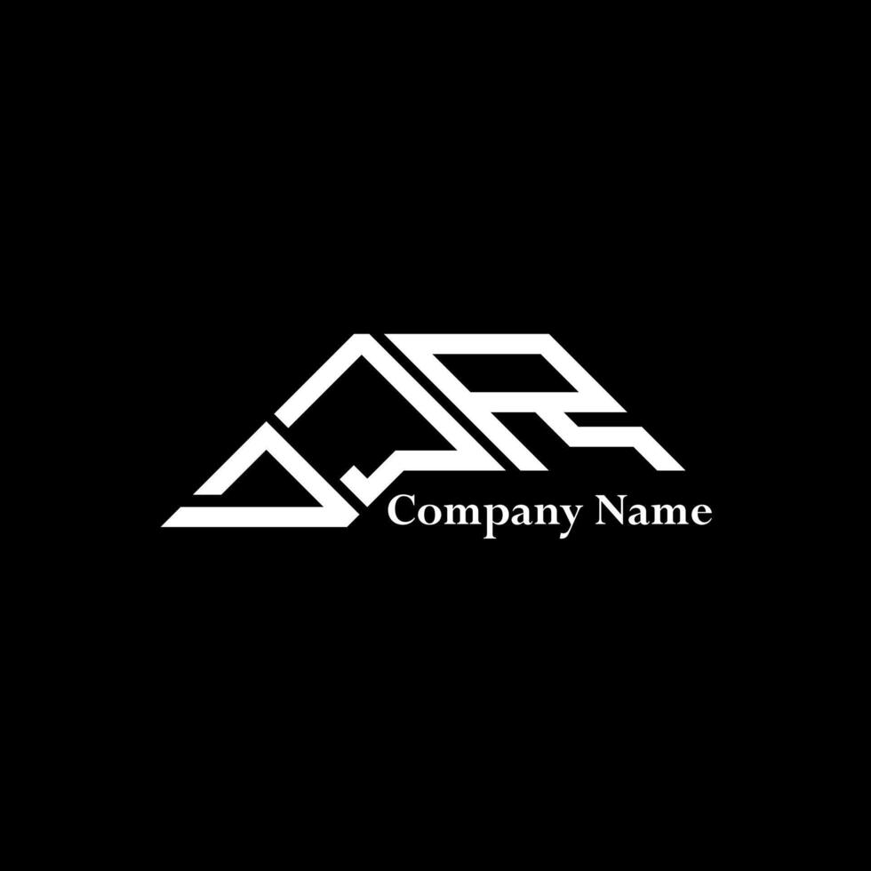 DJR logo design, DJR simple and modern logo. DJR luxurious alphabet design vector