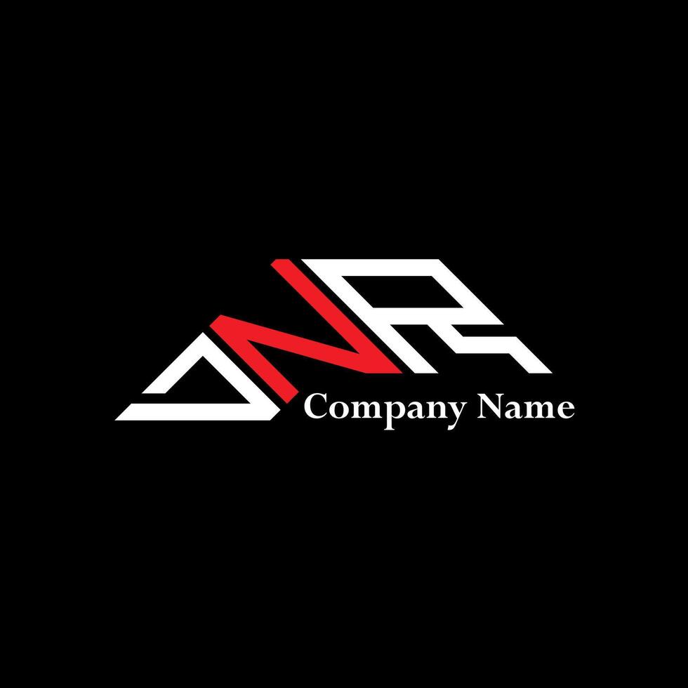 DNR logo design, DNR simple and modern logo. DNR luxurious alphabet design vector