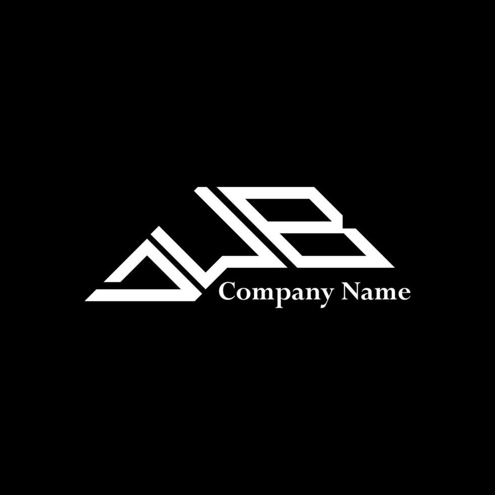 DUB logo design, DUB simple and modern logo. DUB luxurious alphabet design vector