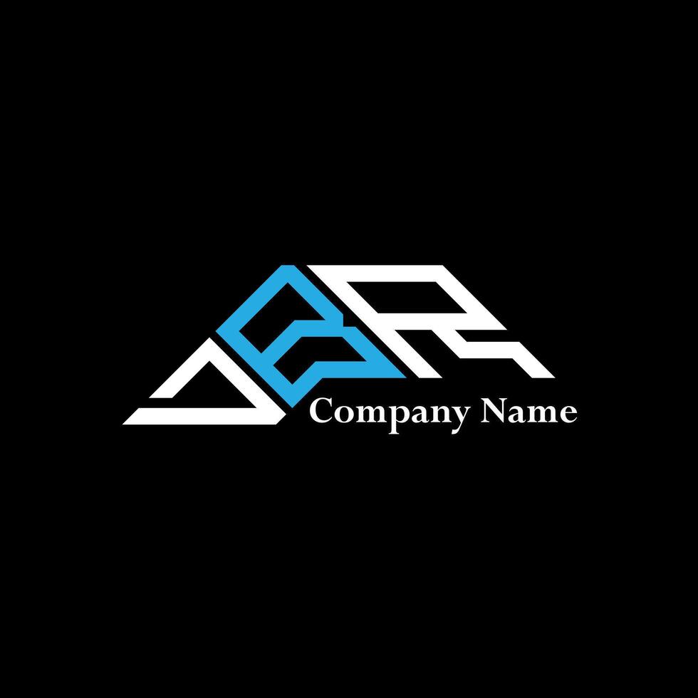 DBR logo design, DBR simple and modern logo. DBR luxurious alphabet design vector