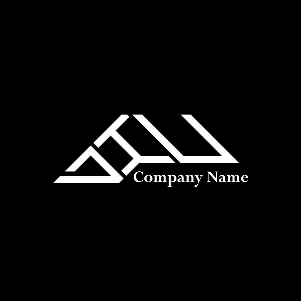 DIU logo design, DIU simple and modern logo. DIU luxurious alphabet design vector