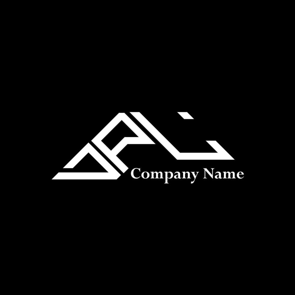 DPL logo design, DPL simple and modern logo. DPL luxurious alphabet design vector