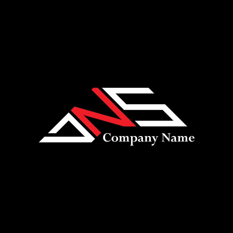 DNS logo design, DNS simple and modern logo. DNS luxurious alphabet design vector