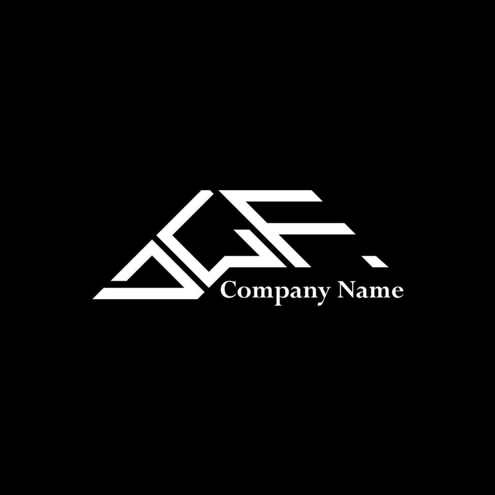 DLF logo design, DLF simple and modern logo. DLF luxurious alphabet design vector